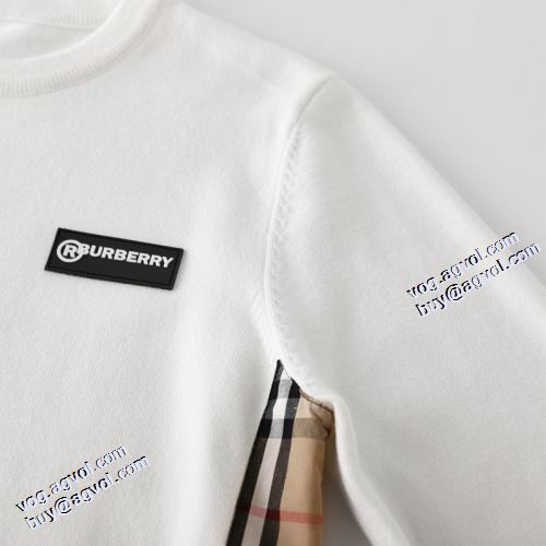 落ち着いた感覚 2021秋冬 バーバリー BURBERRY 2色可選 バーバリー偽物ブランド スタイリッシュ 袖ライン セーター ロゴパーカー