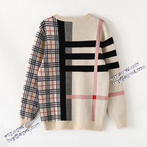 2色可選 2021秋冬 バーバリーブランドスーパーコピー バーバリー BURBERRY 長く愛用できる ニットウェア 程よい厚み おしゃれさ抜群パーカ