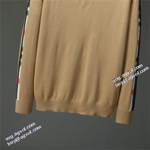 2021秋冬 バーバリー BURBERRY 2色可選 袖ライン バーバリーブランド コピー 完成度の高い逸品 ニットウェア 存在感のある リブ付