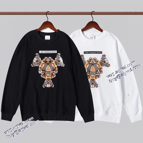 バーバリー BURBERRY 2色可選 2021秋冬 バーバリースーパーコピー 代引 オリジナルプリント スタイリッシュ 秋の定番 プルオーバーパーカー