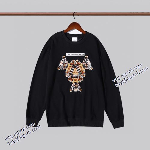 バーバリー BURBERRY 2色可選 2021秋冬 バーバリースーパーコピー 代引 オリジナルプリント スタイリッシュ 秋の定番 プルオーバーパーカー