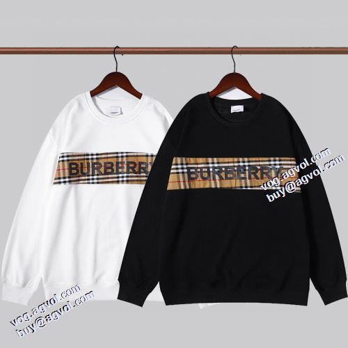 2021秋冬 バーバリー BURBERRY ロゴパーカー 魅力ファッション バーバリーブランド コピー 英字 プルオーバーパーカー 2色可選 スタイリッシュ