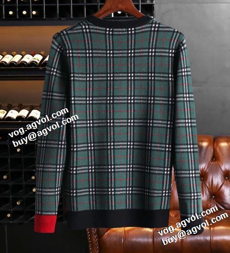 2021秋冬 バーバリー BURBERRY バーバリーブランド コピー 長く愛用できる セーター チェック柄 高級感漂わせる 2色可選