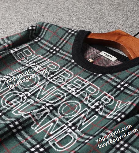 2021秋冬 バーバリー BURBERRY バーバリーブランド コピー 長く愛用できる セーター チェック柄 高級感漂わせる 2色可選
