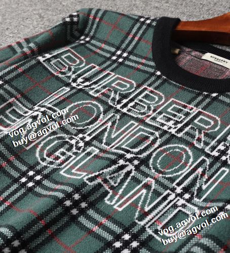 2021秋冬 バーバリー BURBERRY バーバリーブランド コピー 長く愛用できる セーター チェック柄 高級感漂わせる 2色可選