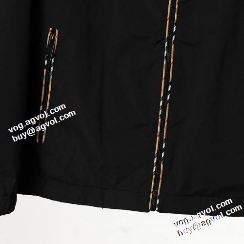 リバーシブル仕様 ブルゾン 2021秋冬 バーバリースーパーコピー フード付きコート 風合いが出る バーバリー BURBERRY