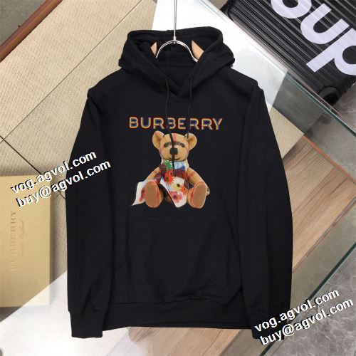 2色可選 落ち着いた感覚 バーバリーコピー 2021秋冬 バーバリー BURBERRY パーカー プリントパーカ 存在感のある