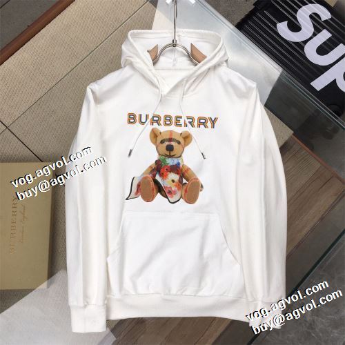 2色可選 落ち着いた感覚 バーバリーコピー 2021秋冬 バーバリー BURBERRY パーカー プリントパーカ 存在感のある