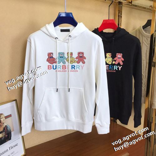 2021秋冬 バーバリー BURBERRY バーバリーブランド コピー 海外限定ライン パーカー ロゴパーカー 存在感のある 2色可選 