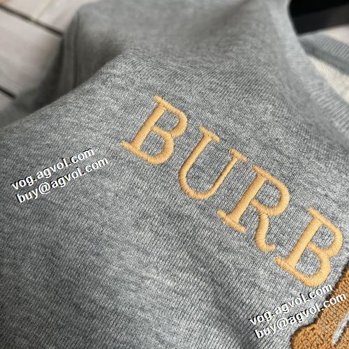 バーバリーコピー 早くも完売している 2021秋冬 バーバリー BURBERRY プルオーバーパーカー 3色可選 オシャレロゴパーカー 風合いの出る