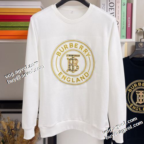 バーバリーブランド 偽物 通販 今一番HOTな新品 3色可選 2021秋冬 バーバリー BURBERRY プルオーバーパーカー オシャレロゴパーカー スタイリッシュ