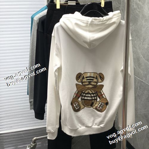 おしゃれさ抜群パーカ バーバリーブランドスーパーコピー リブ付 超目玉 2021秋冬 バーバリー BURBERRY パーカー