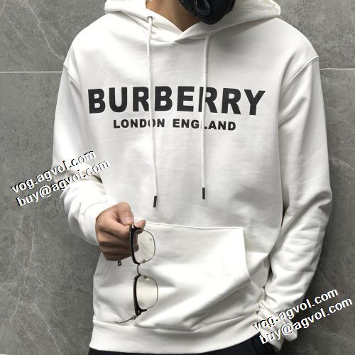 おしゃれさ抜群パーカ バーバリーブランドスーパーコピー リブ付 超目玉 2021秋冬 バーバリー BURBERRY パーカー