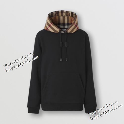 活用できるアイテム 2022新作 バーバリー BURBERRY パーカー 厚手の生地 バーバリースーパーコピー 激安 リブ付 2色可選