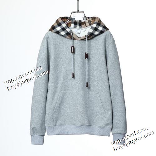 落ち着いた質感 2022新作 チェック柄 3色可選 パーカー バーバリーコピー ブランド バーバリー BURBERRY おしゃれさ抜群パーカ