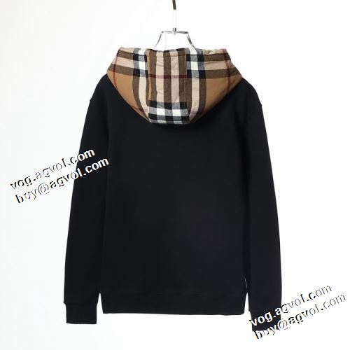 落ち着いた質感 2022新作 チェック柄 3色可選 パーカー バーバリーコピー ブランド バーバリー BURBERRY おしゃれさ抜群パーカ
