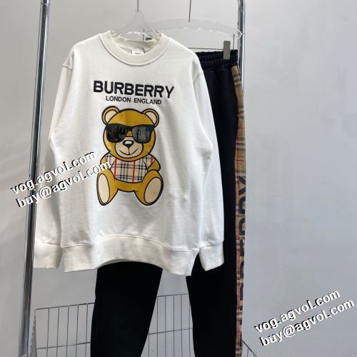 おしゃれさ抜群パーカ 2021秋冬 バーバリー BURBERRY 2色可選 プルオーバーパーカー プリントパーカ バーバリーコピー ブランド 最安値に挑戦