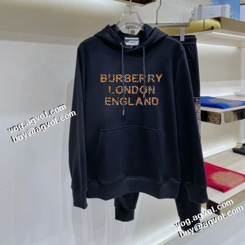 2021秋冬 2色可選 パーカー バーバリー BURBERRY 豊富なサイズ おしゃれな装い ロゴパーカー バーバリー偽物ブランド