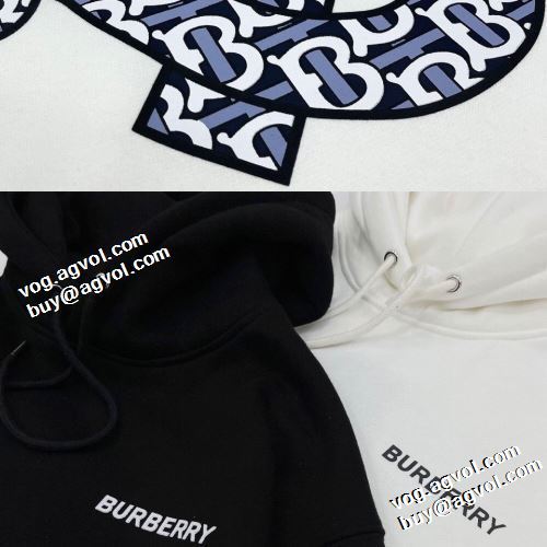 パーカー 2色可選 首胸ロゴ 2021秋冬 バーバリー BURBERRY バーバリーブランド コピー 高級感ある 風合いの出る