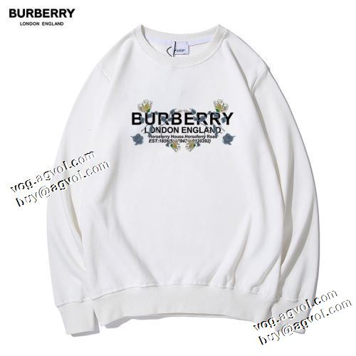 選べる極上 2021秋冬 2色可選 バーバリー BURBERRY バーバリー偽物ブランド プルオーバーパーカー オシャレロゴパーカー