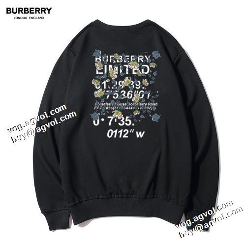 選べる極上 2021秋冬 2色可選 バーバリー BURBERRY バーバリー偽物ブランド プルオーバーパーカー オシャレロゴパーカー