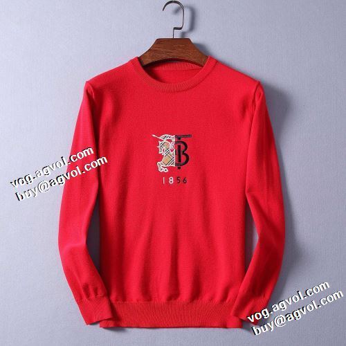 3色可選 2021秋冬 バーバリースーパーコピー サイズ豊富 エレガントな装い 逸品 バーバリー BURBERRY セーター クルーネック