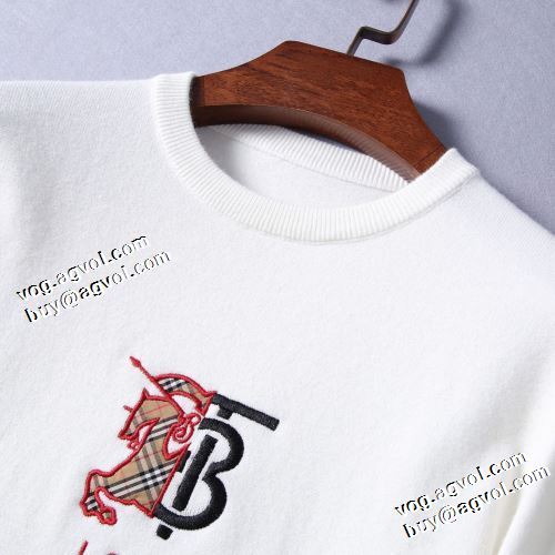 3色可選 2021秋冬 バーバリースーパーコピー サイズ豊富 エレガントな装い 逸品 バーバリー BURBERRY セーター クルーネック