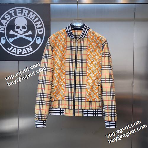 優美なお出かけスタイル オリジナル ブルゾン チェック柄 バーバリーコピーブランド 2021秋冬 バーバリー BURBERRY