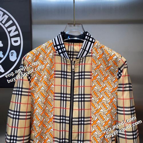優美なお出かけスタイル オリジナル ブルゾン チェック柄 バーバリーコピーブランド 2021秋冬 バーバリー BURBERRY