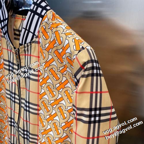 優美なお出かけスタイル オリジナル ブルゾン チェック柄 バーバリーコピーブランド 2021秋冬 バーバリー BURBERRY