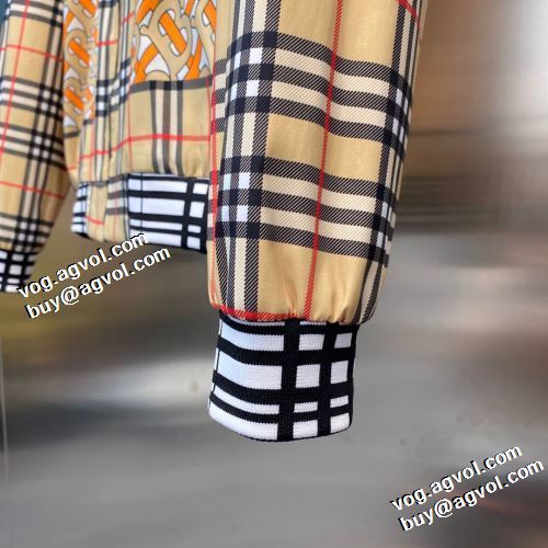 優美なお出かけスタイル オリジナル ブルゾン チェック柄 バーバリーコピーブランド 2021秋冬 バーバリー BURBERRY