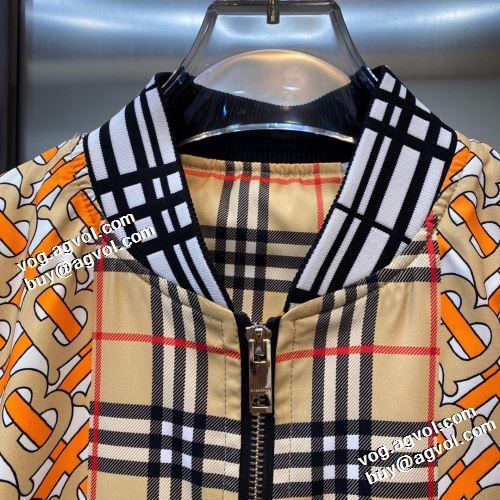優美なお出かけスタイル オリジナル ブルゾン チェック柄 バーバリーコピーブランド 2021秋冬 バーバリー BURBERRY