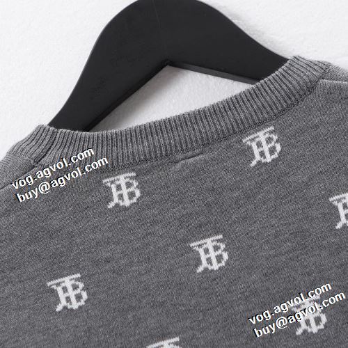 ラウンドネック 優しい色合い 大好評 2021秋冬 バーバリー BURBERRY セーター 2色可選 バーバリースーパーコピー