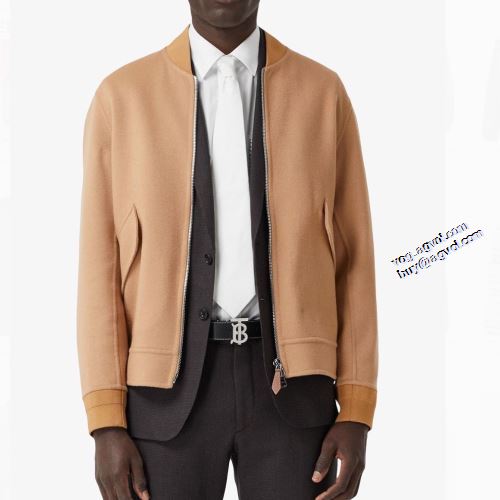 BURBERRY 高級感漂わせる ハーフコート 逸品 デザイン性の高い ハリのある 優美なファー使い バーバリーブランドスーパーコピー 2022新作 2色可選