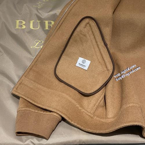 BURBERRY 高級感漂わせる ハーフコート 逸品 デザイン性の高い ハリのある 優美なファー使い バーバリーブランドスーパーコピー 2022新作 2色可選