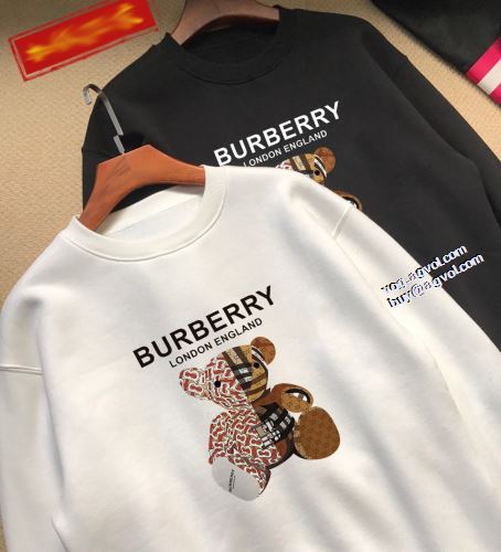 バーバリースーパーコピー 海外セレブ愛用 プリントパーカ 2色可選 プルオーバーパーカー BURBERRY 2022新作 男女兼用パーカー スタイリッシュ