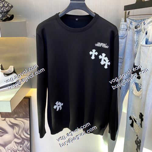 飽きのこないデザイン 2021秋冬 クロムハーツコピーブランド クロムハーツ CHROME HEARTS セーター 個性的 シンプルなデザイン