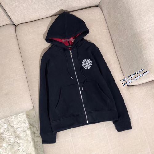 2色可選 クロムハーツブランド 偽物 通販 2021秋冬 クロムハーツ CHROME HEARTS パーカー シックスタイルに活躍 首胸ロゴ 適度な厚み