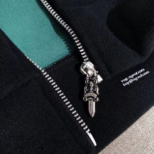 2色可選 クロムハーツブランド 偽物 通販 2021秋冬 クロムハーツ CHROME HEARTS パーカー シックスタイルに活躍 首胸ロゴ 適度な厚み