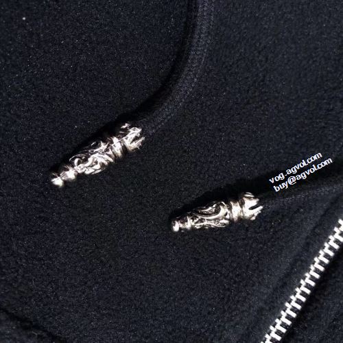 2色可選 クロムハーツブランド 偽物 通販 2021秋冬 クロムハーツ CHROME HEARTS パーカー シックスタイルに活躍 首胸ロゴ 適度な厚み