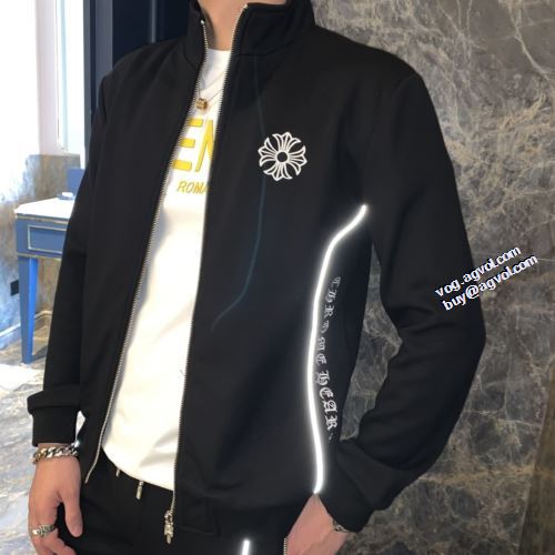 風合いの出る 2021秋冬 クロムハーツ CHROME HEARTS セットアップ上下 芸能人に愛用者続出 クロムハーツスーパーコピー 激安 おしゃれな装い