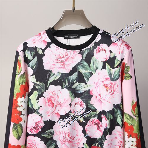 魅力ファッション 2021秋冬 ドルチェ＆ガッバーナ ブランド 偽物 通販 Dolce&Gabbana プルオーバーパーカー オリジナルプリント