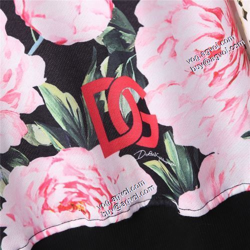 魅力ファッション 2021秋冬 ドルチェ＆ガッバーナ ブランド 偽物 通販 Dolce&Gabbana プルオーバーパーカー オリジナルプリント