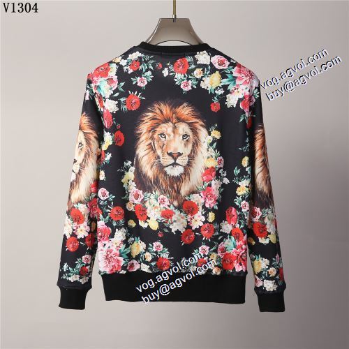 2021秋冬 プルオーバーパーカー ドルチェ＆ガッバーナ オリジナルプリント Dolce&Gabbana コピーブランド 希少価値大！