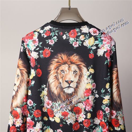 2021秋冬 プルオーバーパーカー ドルチェ＆ガッバーナ オリジナルプリント Dolce&Gabbana コピーブランド 希少価値大！