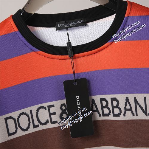 綺麗に決まるフォルム！2021秋冬 ドルチェ＆ガッバーナ ブランドコピー Dolce&Gabbana プルオーバーパーカー オシャレロゴパーカー