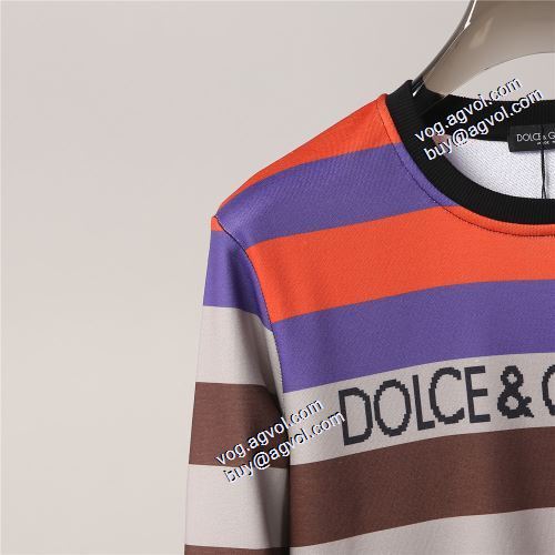 綺麗に決まるフォルム！2021秋冬 ドルチェ＆ガッバーナ ブランドコピー Dolce&Gabbana プルオーバーパーカー オシャレロゴパーカー