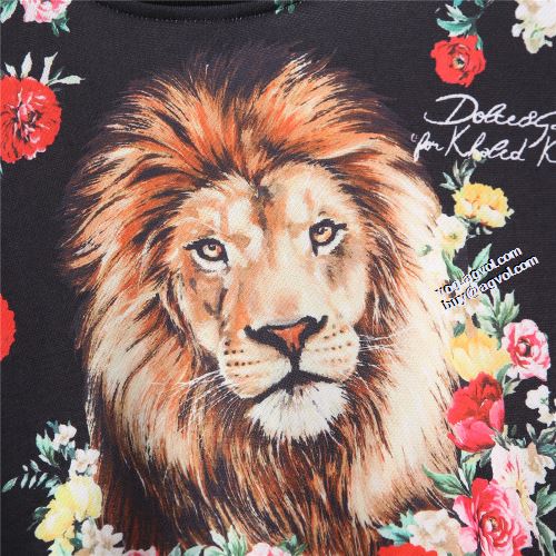 総柄 定番のアイテム 2021秋冬 ドルチェ&ガッバーナ偽物ブランド ドルチェ＆ガッバーナ Dolce&Gabbana プルオーバーパーカー 人目を惹くデザイン