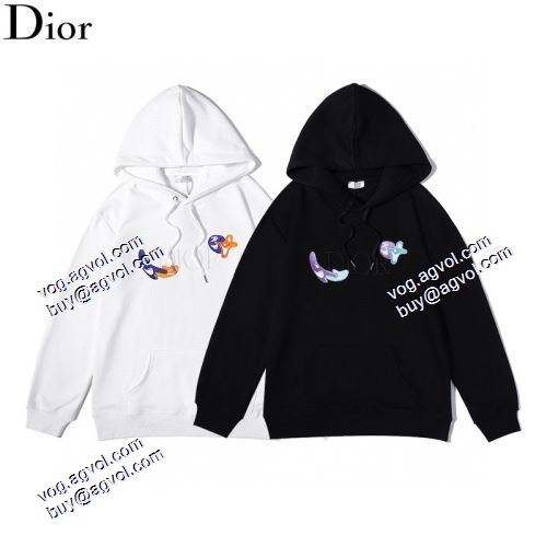 ディオールプルオーバーパーカー 2021秋冬 ディオール DIOR プルオーバーパーカー 2色可選 パーカー