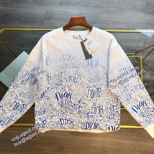 ディオールカップルペアルック 2021秋冬 プルオーバーパーカー ディオール DIOR ジップパーカー 大好評